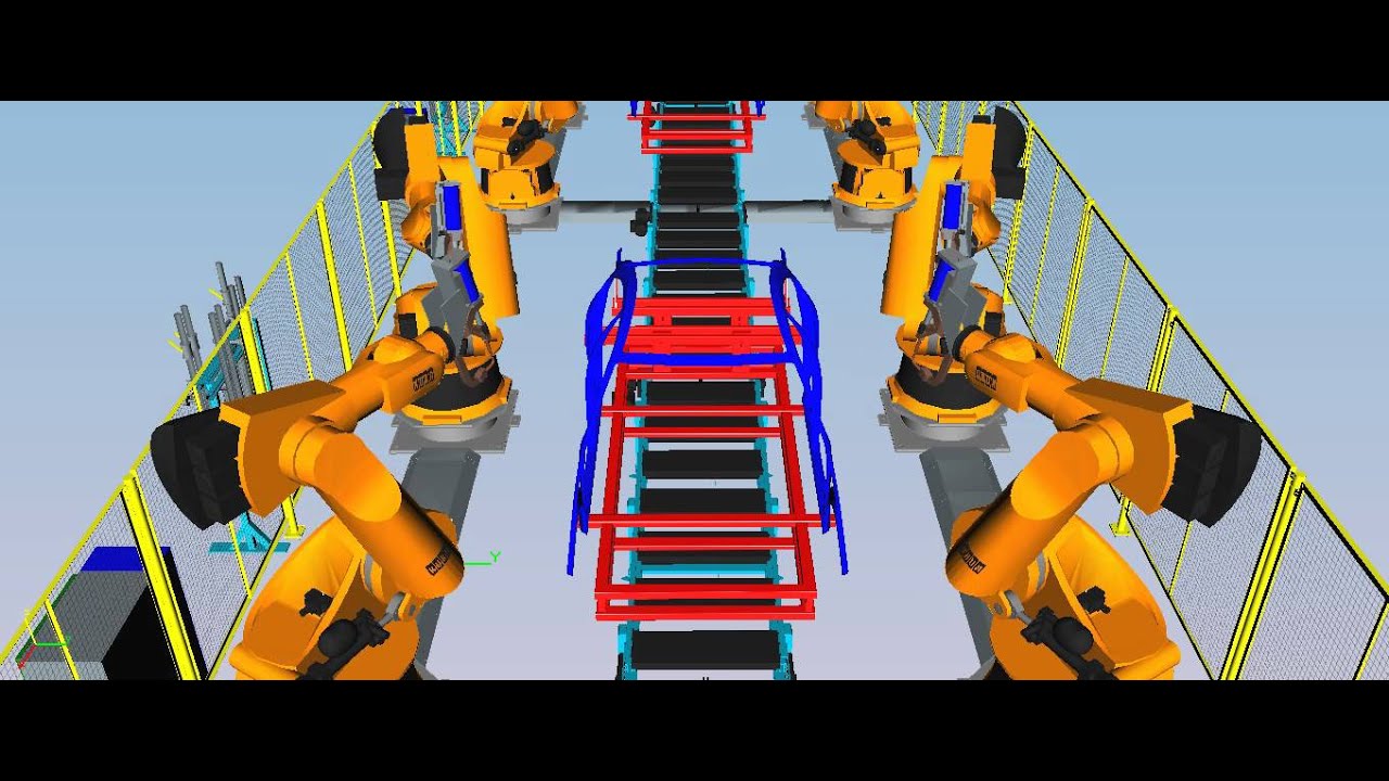Tecnomatix Process Simulate - Welding line