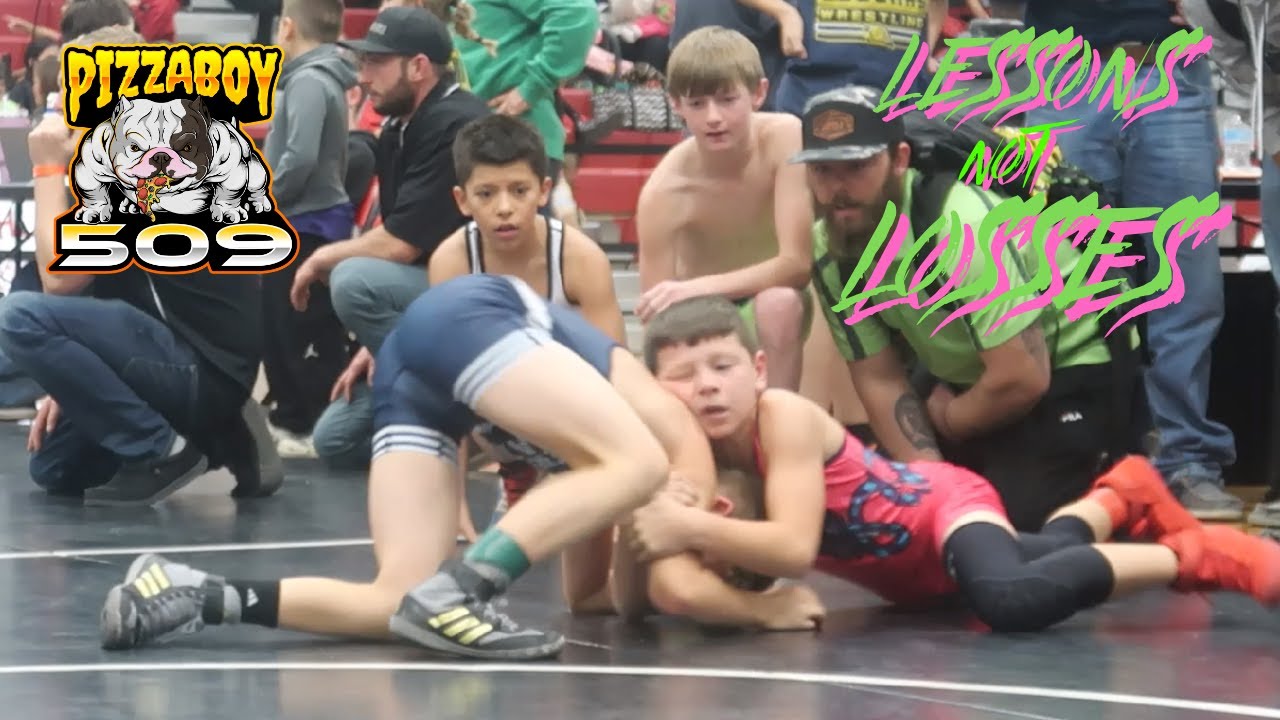 Hayden McElroy Against A Tough Opponent!! 12U Boys Wrestling