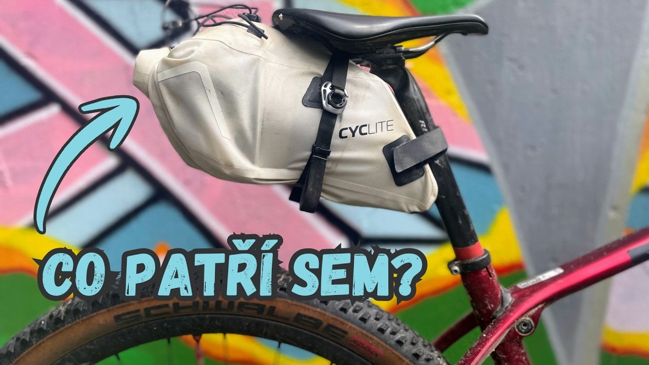 Jak vybrat podsedlovou brašnu na bikepacking