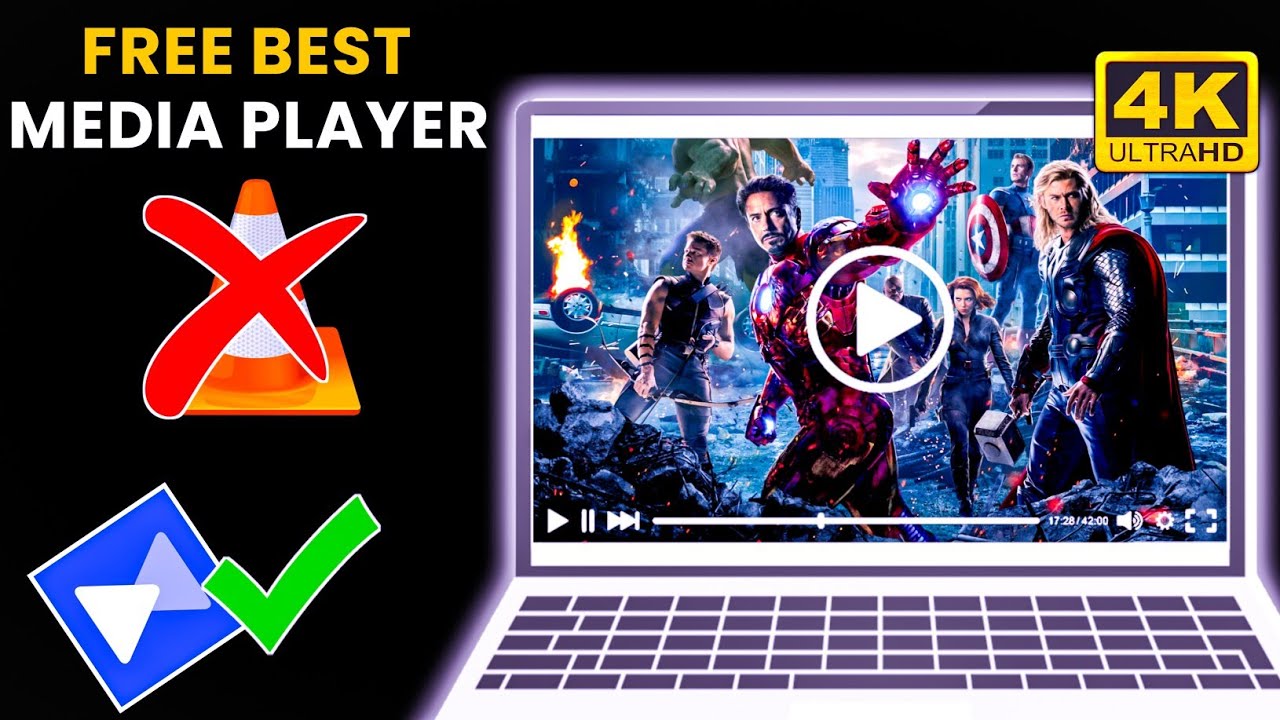 Top 3 Best and Free Media Player Software For Windows 7,8,10 and 11🔥