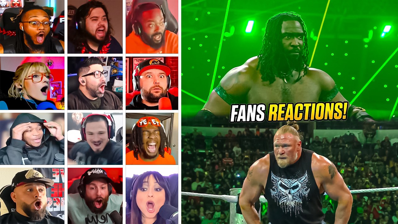 WWE Fans Reactions! Oba Femi Accepts Brock Lesnar Open Challenge | #wweraw #brocklesnar #obafemi