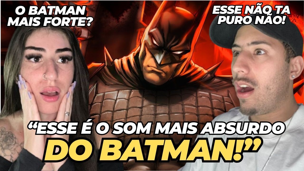 (BATMAN OU GELADEIRA 2 PORTAS?) | Batman Absoluto (DC Comics) | Preparo Absoluto - Coliado | REACT