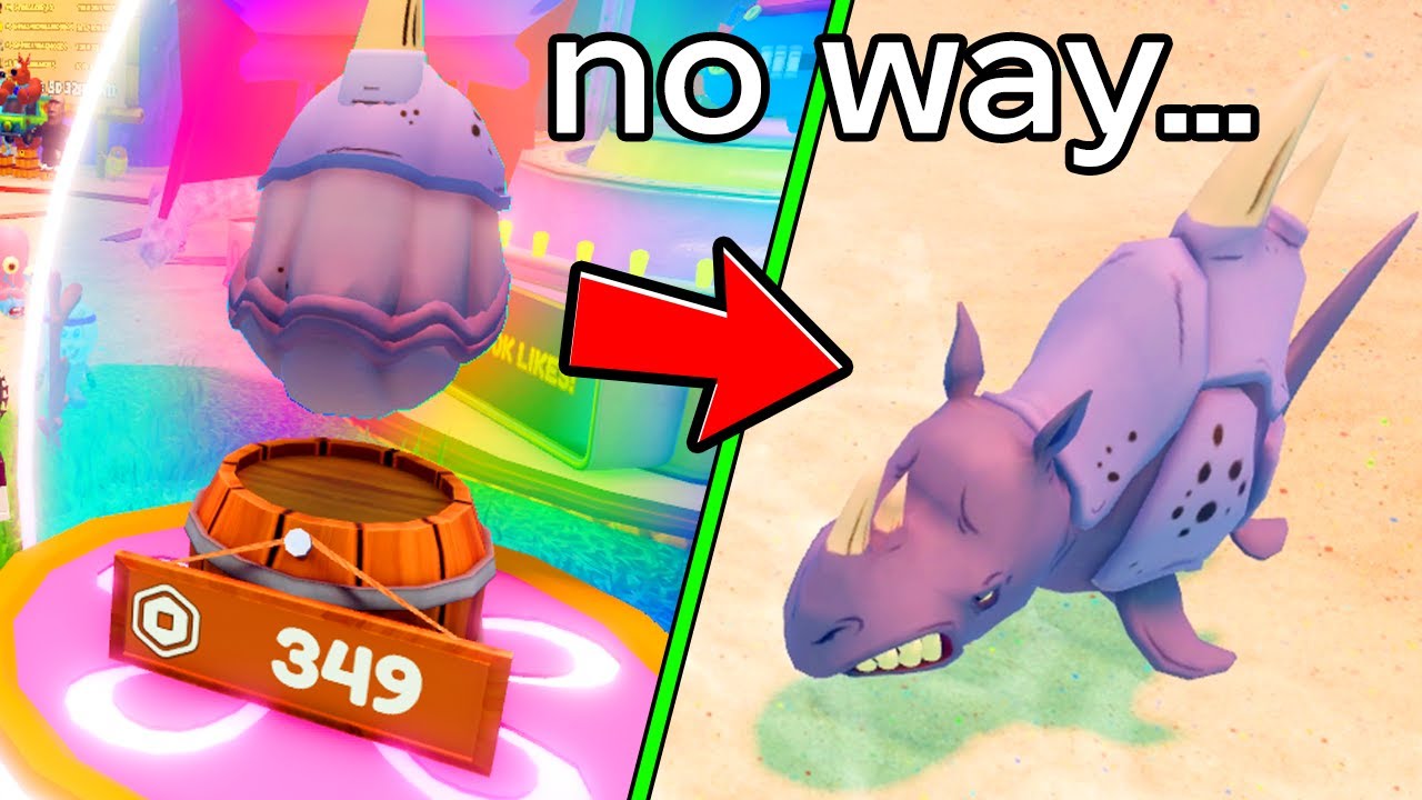 I Spent $20,000 To Get ZOO RHINO in SPONGEBOB SIMULATOR...