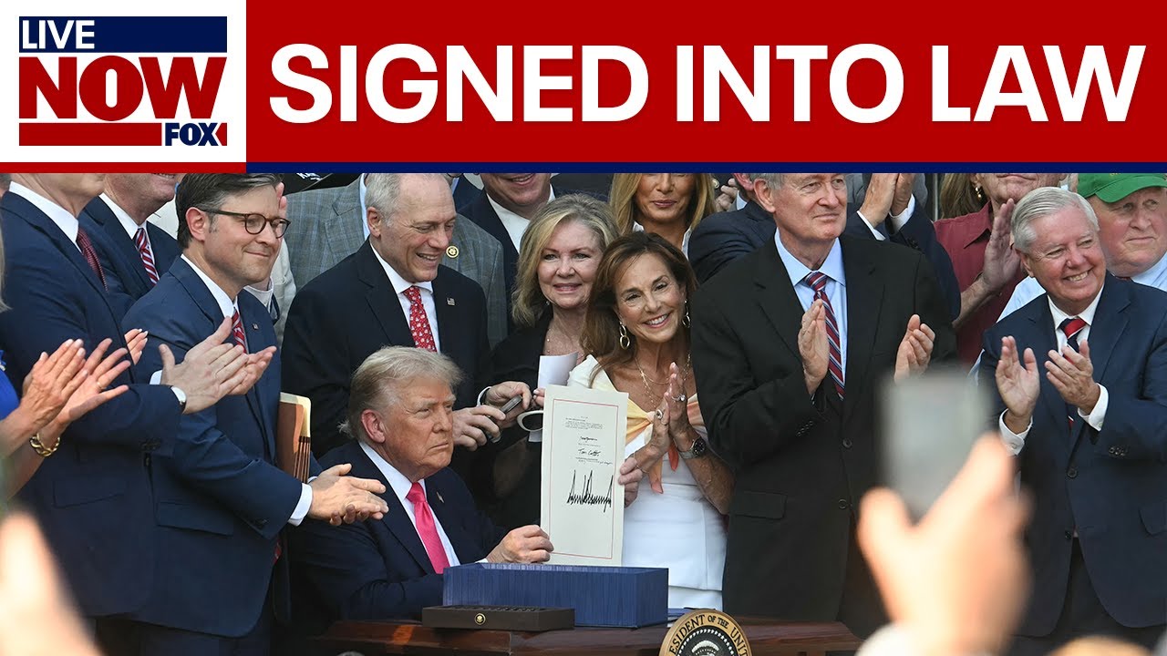 'Big, Beautiful Bill': President Trump signs bill during White House 4th of July event