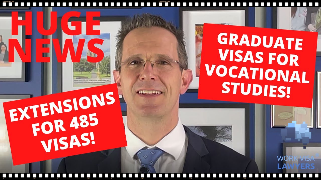 485 Graduate Visas Extended PLUS New Graduate Visa For Vocational Education & Training (VET)