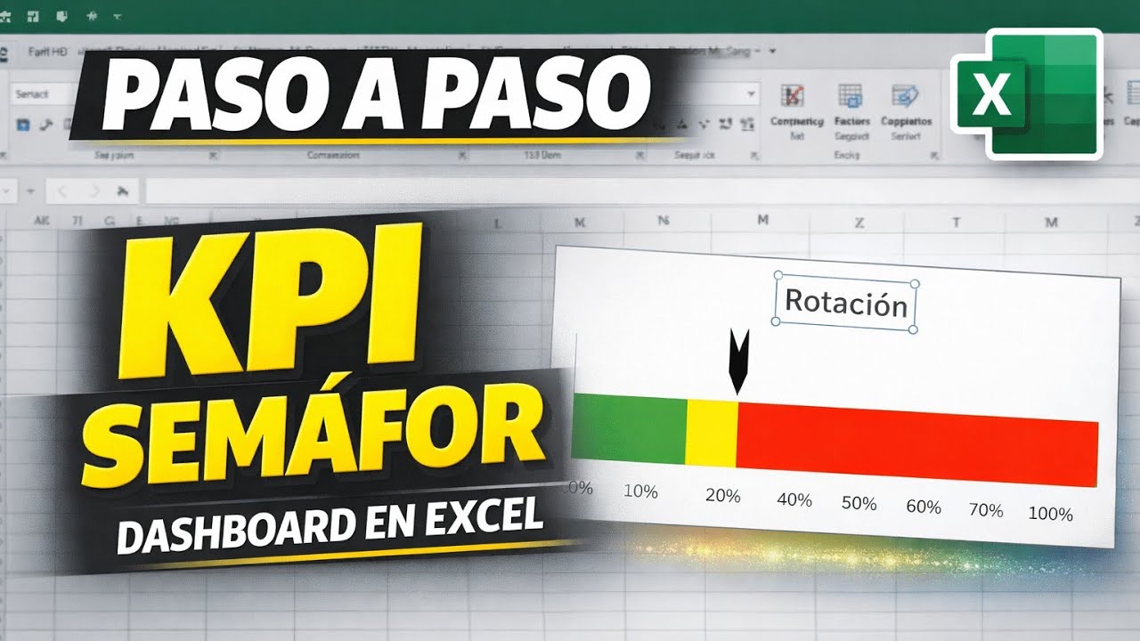 KPIs Tipo Semáforo en Excel | Indicadores Visuales para Dashboards