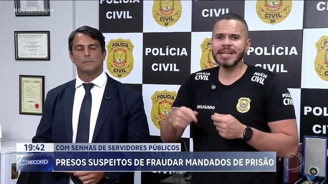 Com senhas de servidores públicos: presos suspeitos de fraudar mandados de prisão