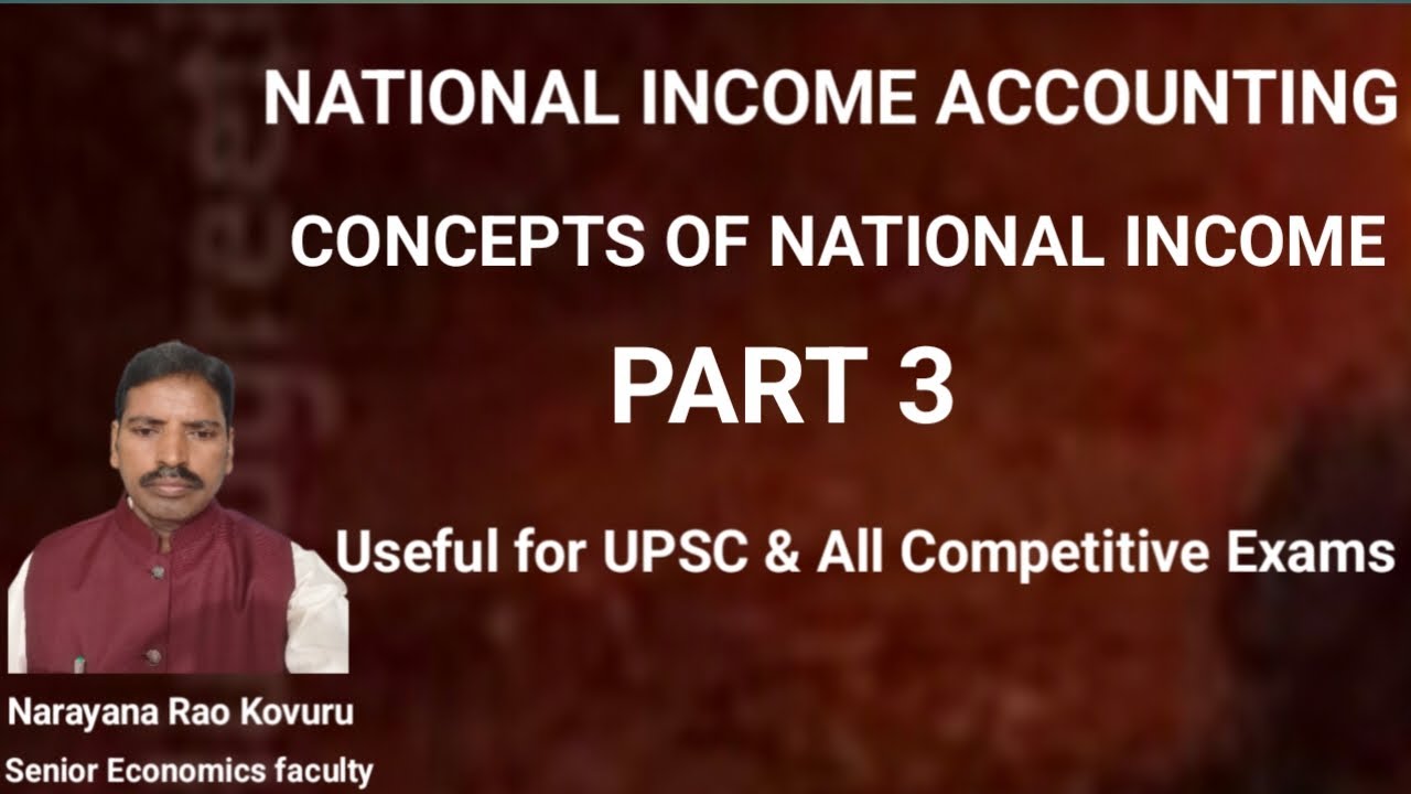 CONCEPTS OF NATIONAL INCOME 