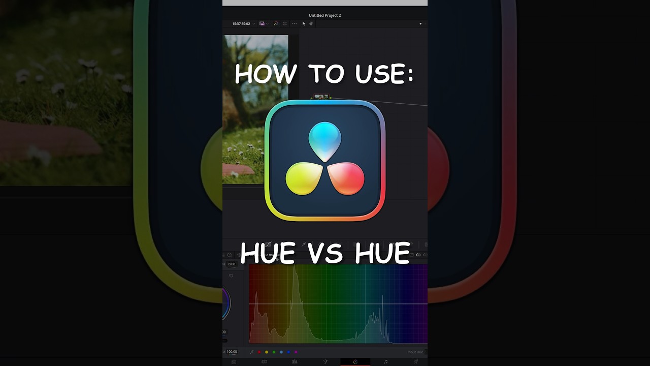 Как использовать HUE против HUE | Что это такое? #davinciresolve