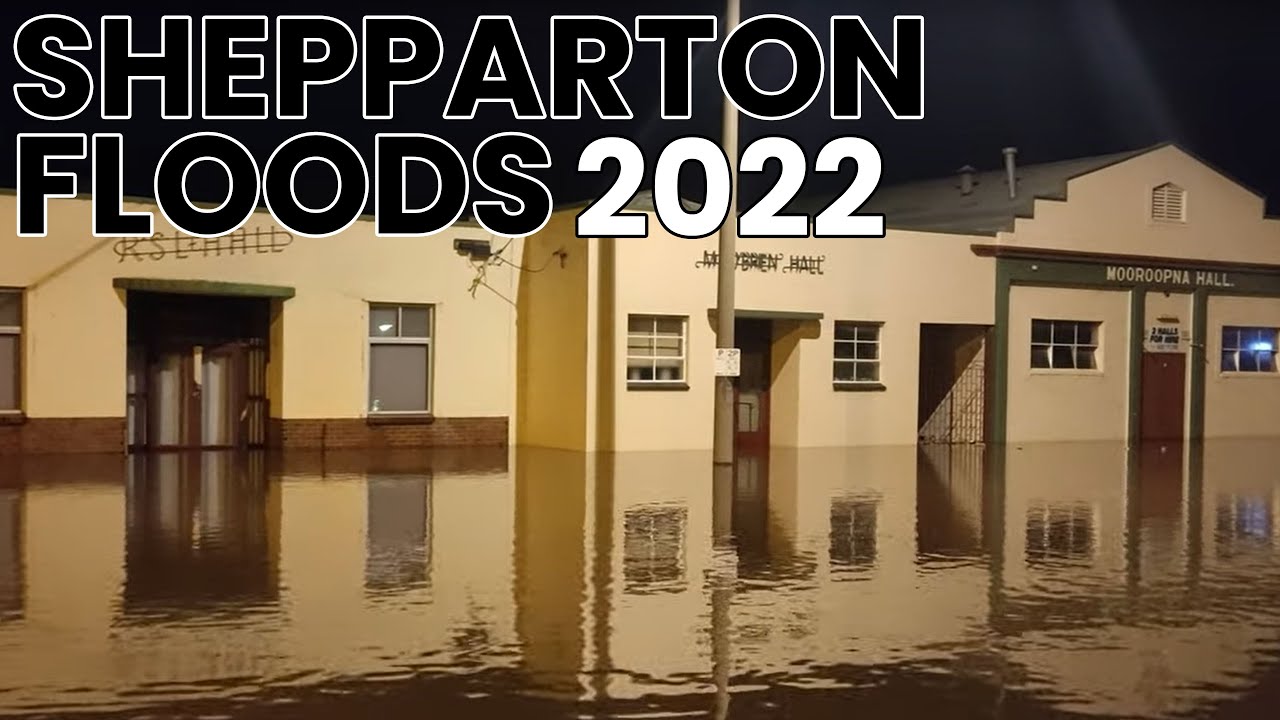 Shepparton Floods 2022 - Mooroopna CBD Flooded & South Shepparton Starts to Flood + Drone