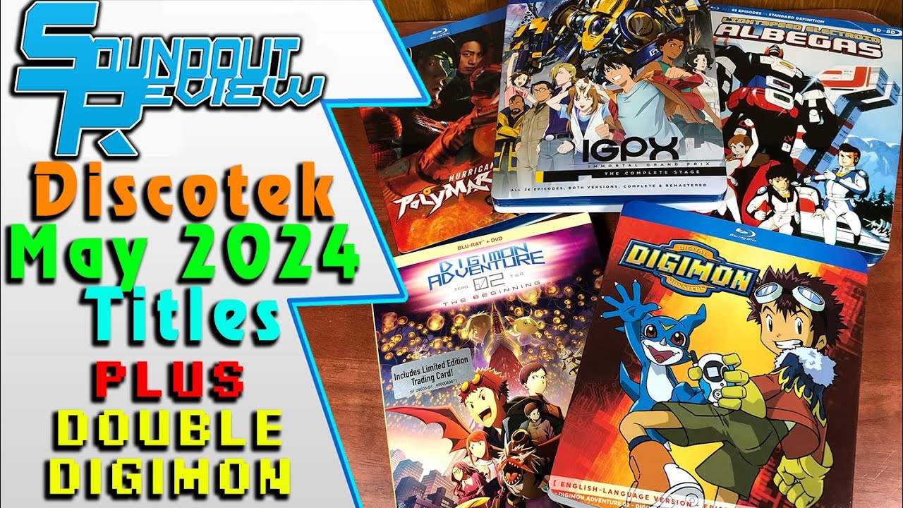 Discotek: Albegas, IGPX, Hurricane Polymar, Digimon 02 + The Beginning Blu-Ray Review [Soundout12]