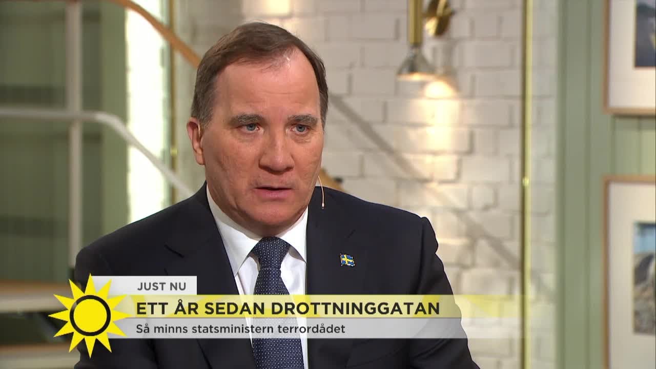 Stefan Löfven:  ”Terrorismen vill åstadkomma splittring men det blev tvärtom” - Nyhetsmorgon (TV4)