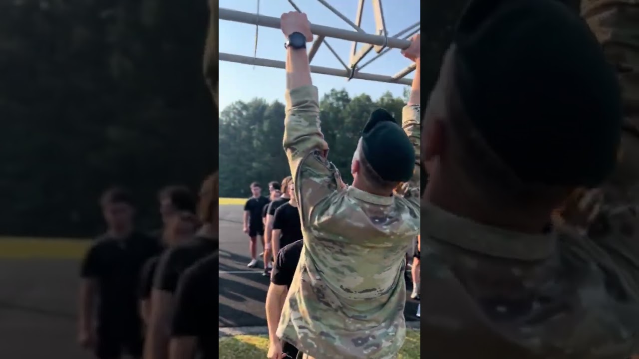 Pull-ups: Army Rangers, Green Berets & Air Force TACP evaluating SOCOM Athlete Hell Day students