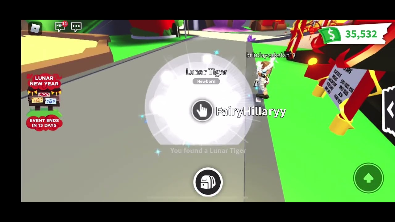 Get Lunar Gold Tiger in Adopt Me (Roblox) Game