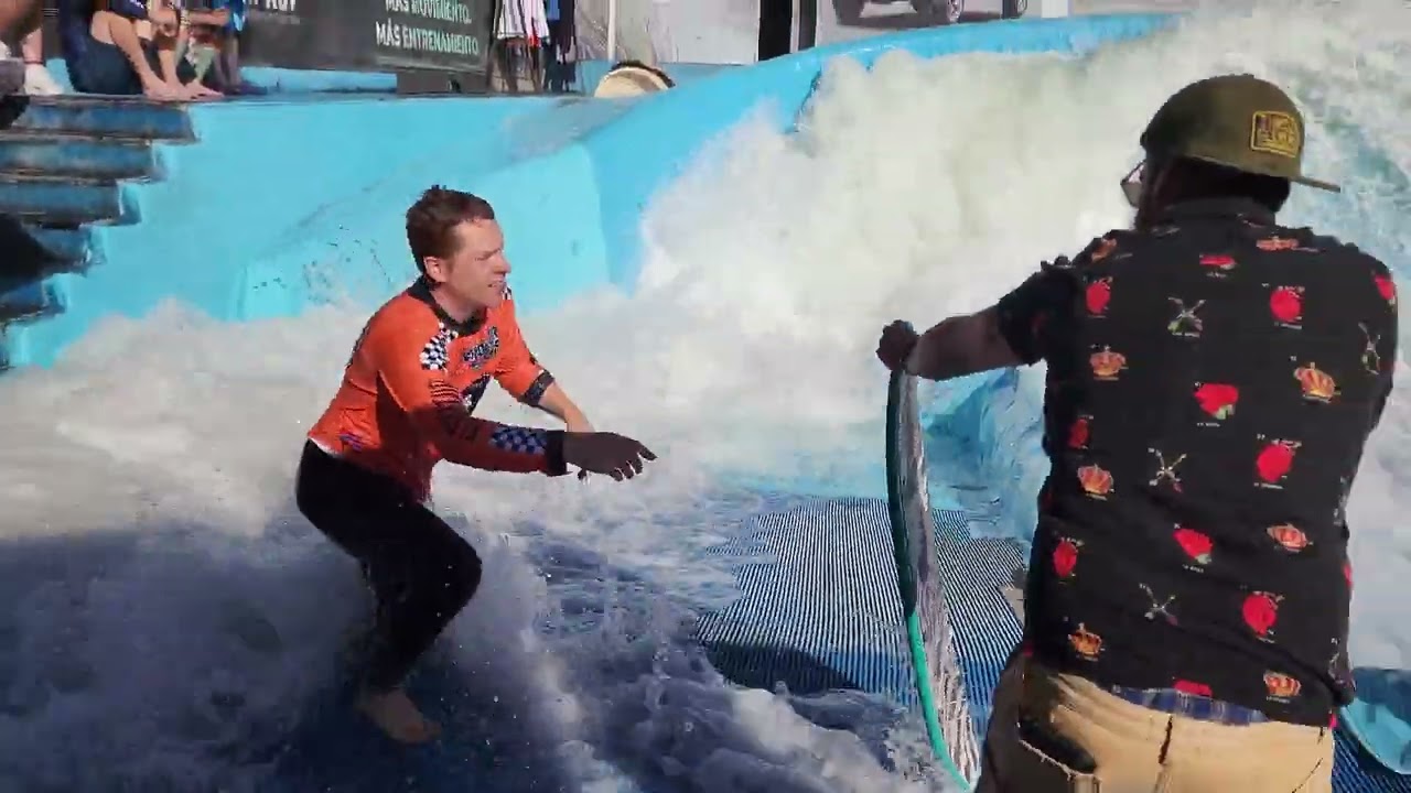Mens Standup Strapless Flowboard Semi Final - FlowRider Flow Barrel 2024 Flowboarders Championships