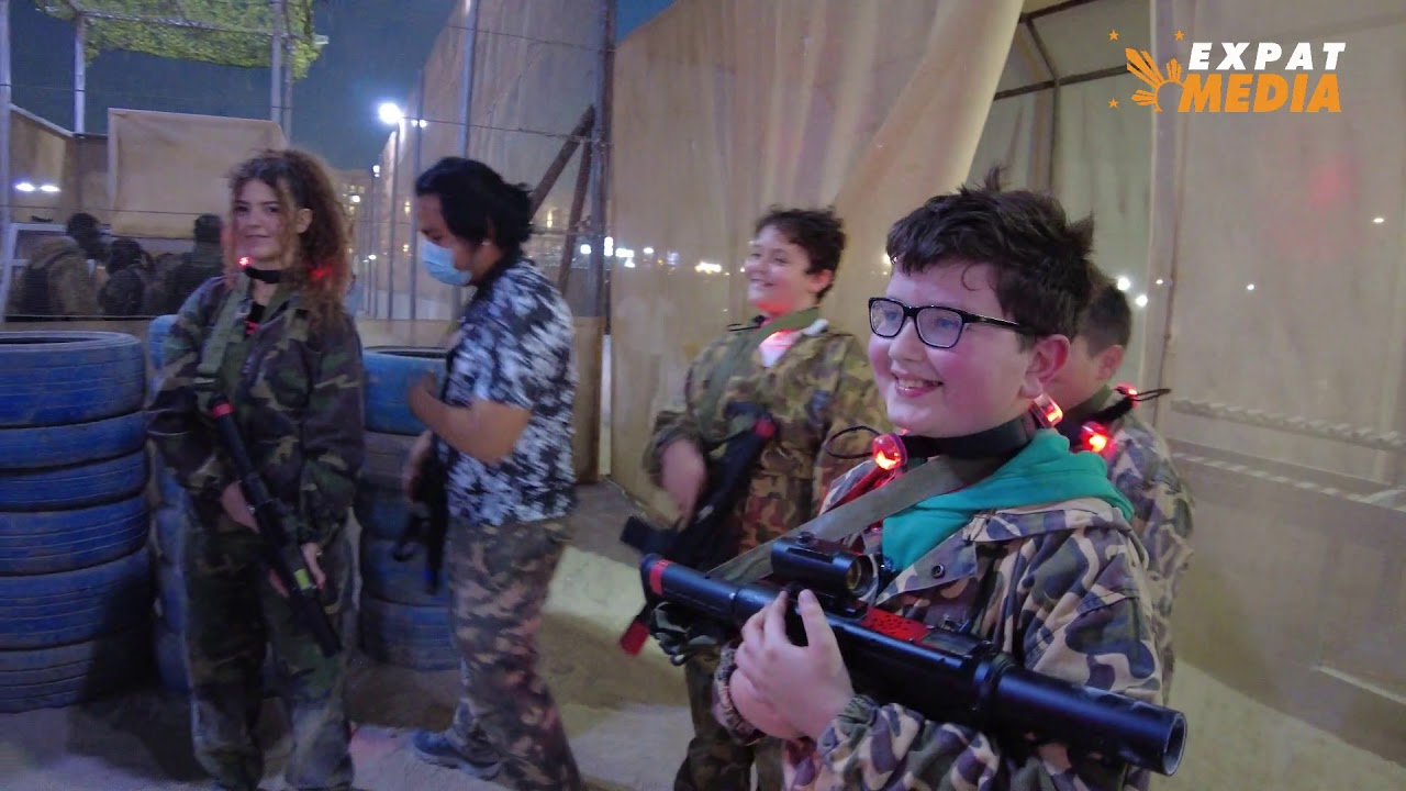 Dubai’s coolest kid commandos battle grownups at Battle Park