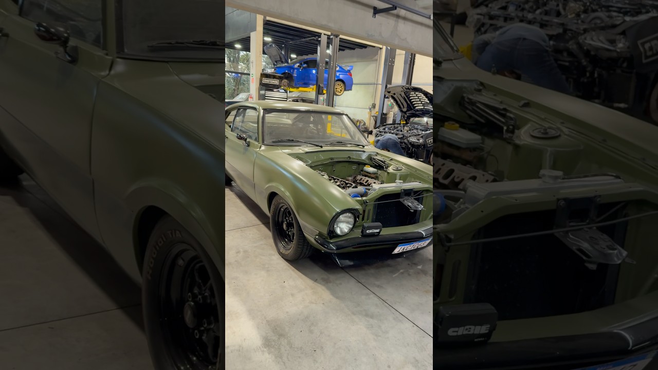 Twin Turbo 408 Stroker V8 powered Ford Maverick in Brazil 🇧🇷 full video 👆👆