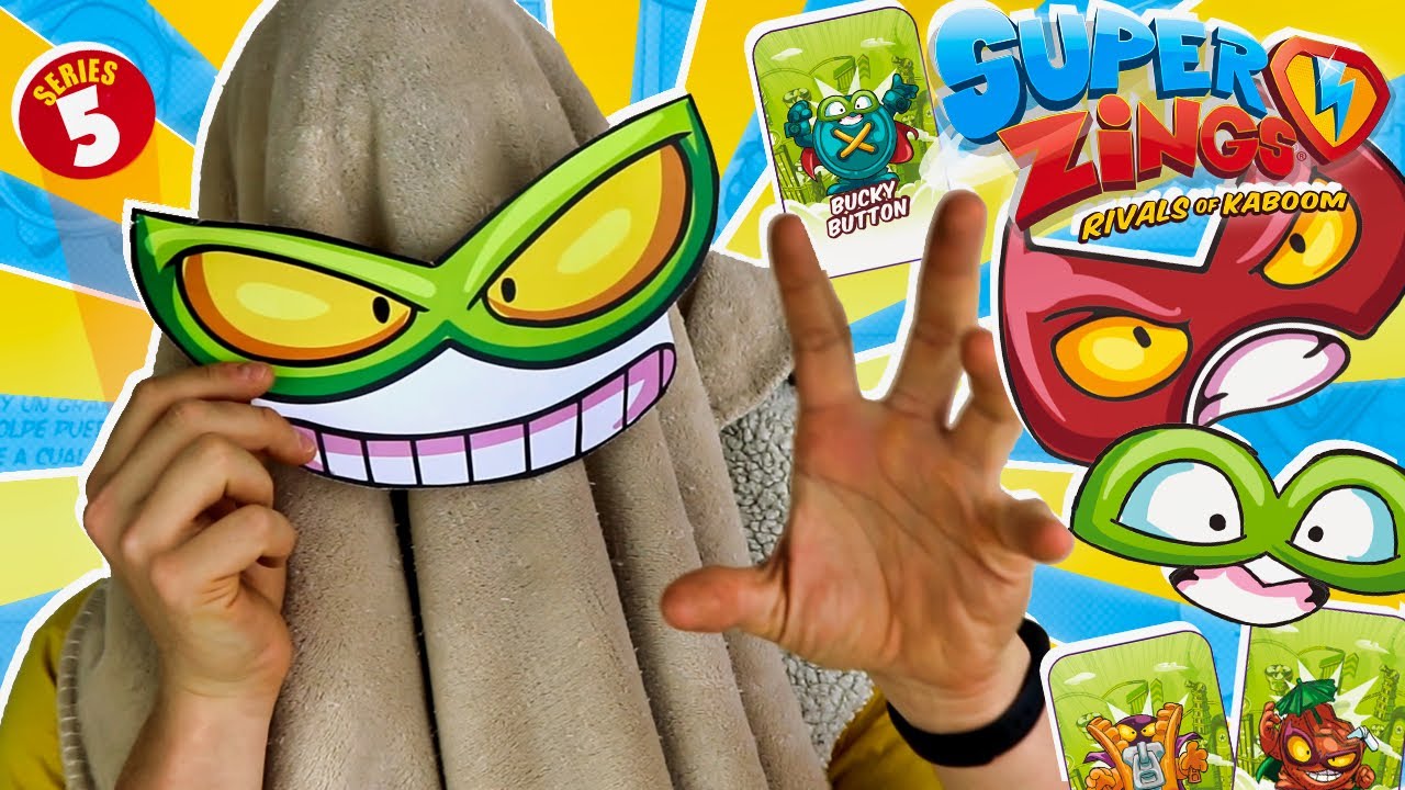 SuperZings Series 5 SET DE MASCARAS + JUEGO DE CARTAS PARA DESCARGAR en Pe Toys