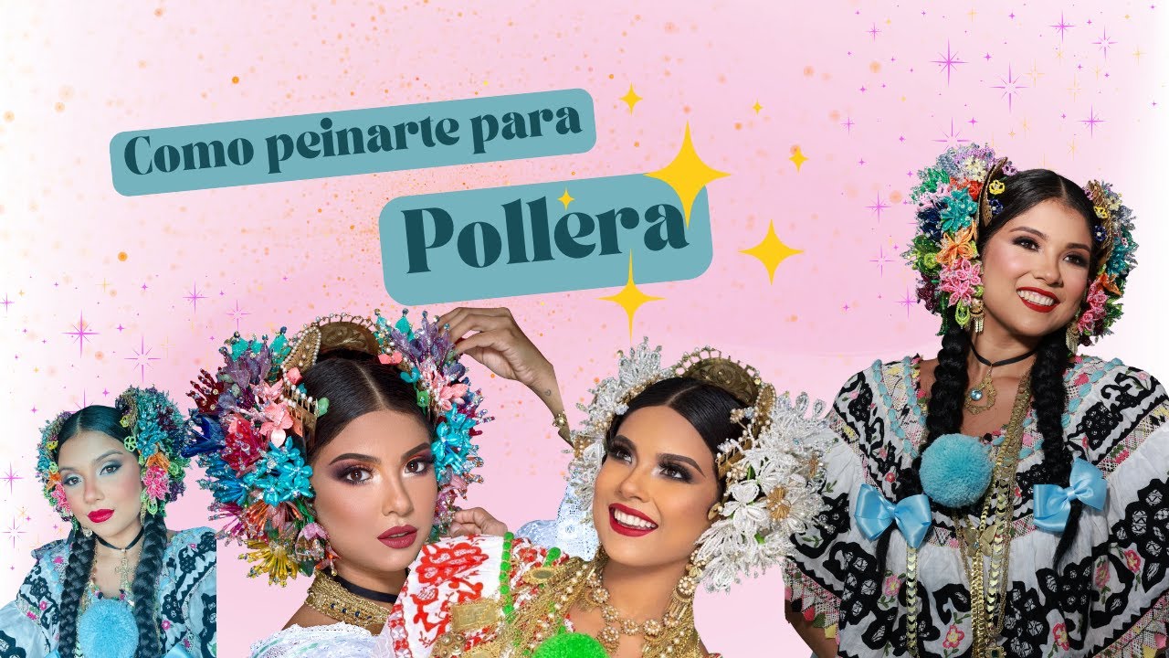 Como peinarte cuando usas Pollera? Tortitas o cocadas para tus tembleques