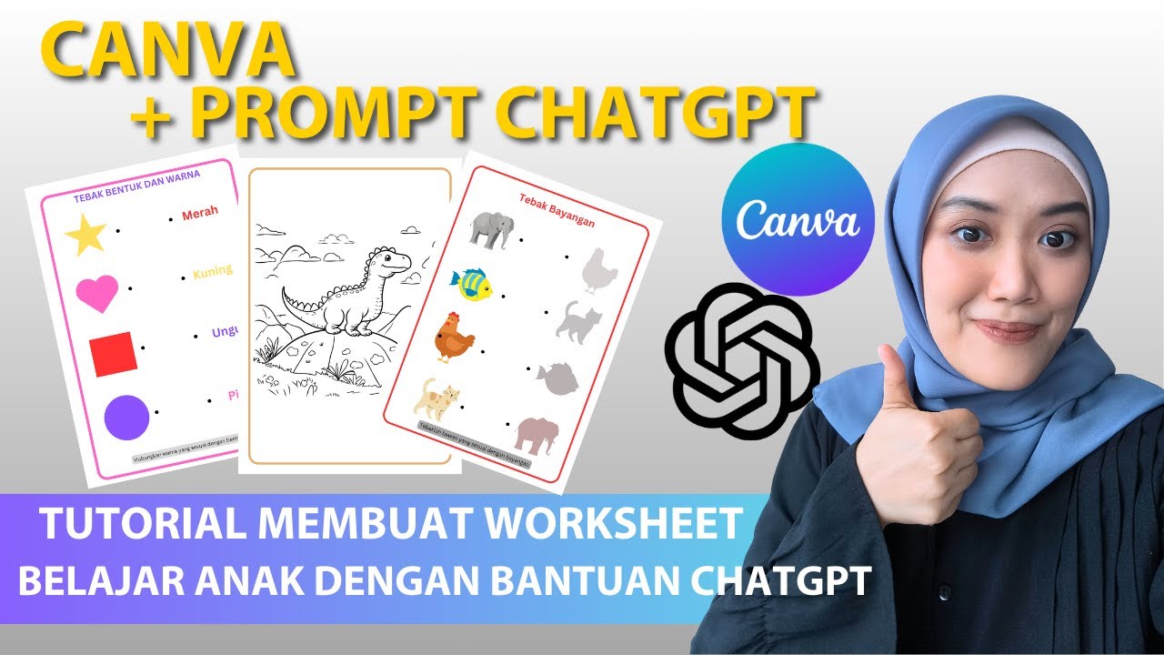 Bikin Worksheet di Canva + ChatGPT = Cuan!