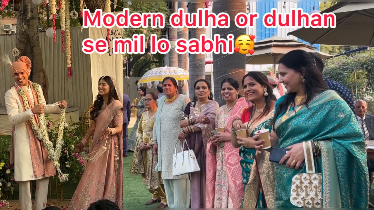 हमारे modern दूल्हा दुल्हन ने कर दी सबकी बोलती बंद 🫢@MonikaVlogs9 #trending #wedding #viral #vlog 
