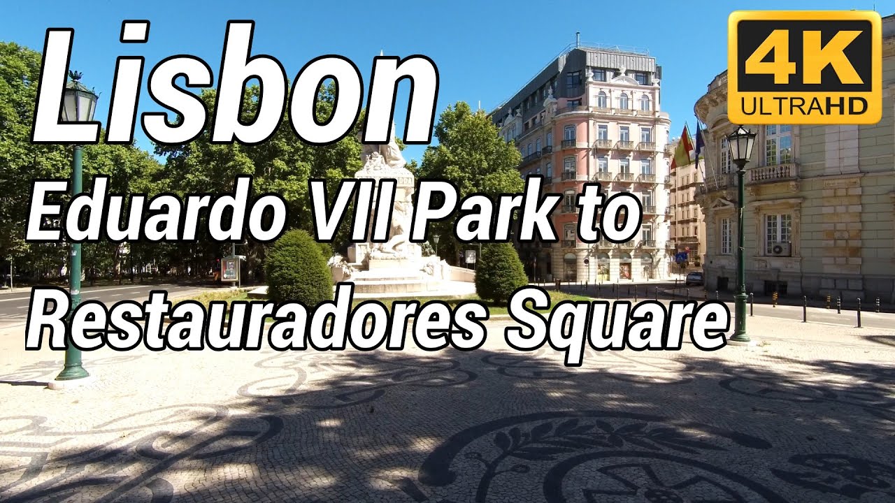 Lisbon Walking Tour - from Park Eduardo VII to Restauradores Square