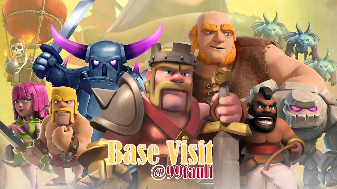 🔴COC  Live Base visit  #clashofclans  #99fault