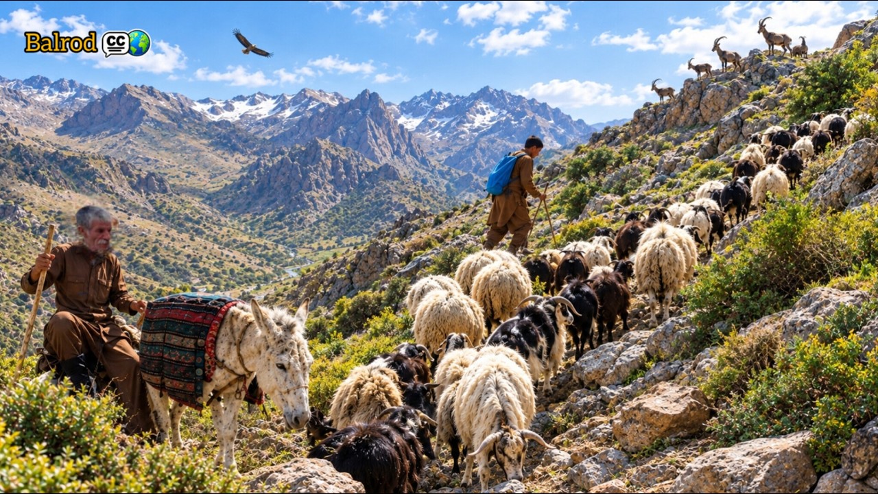 🏕️ Nomadic herds migrate to the realm of mountain wildlife; climb to pristine heights