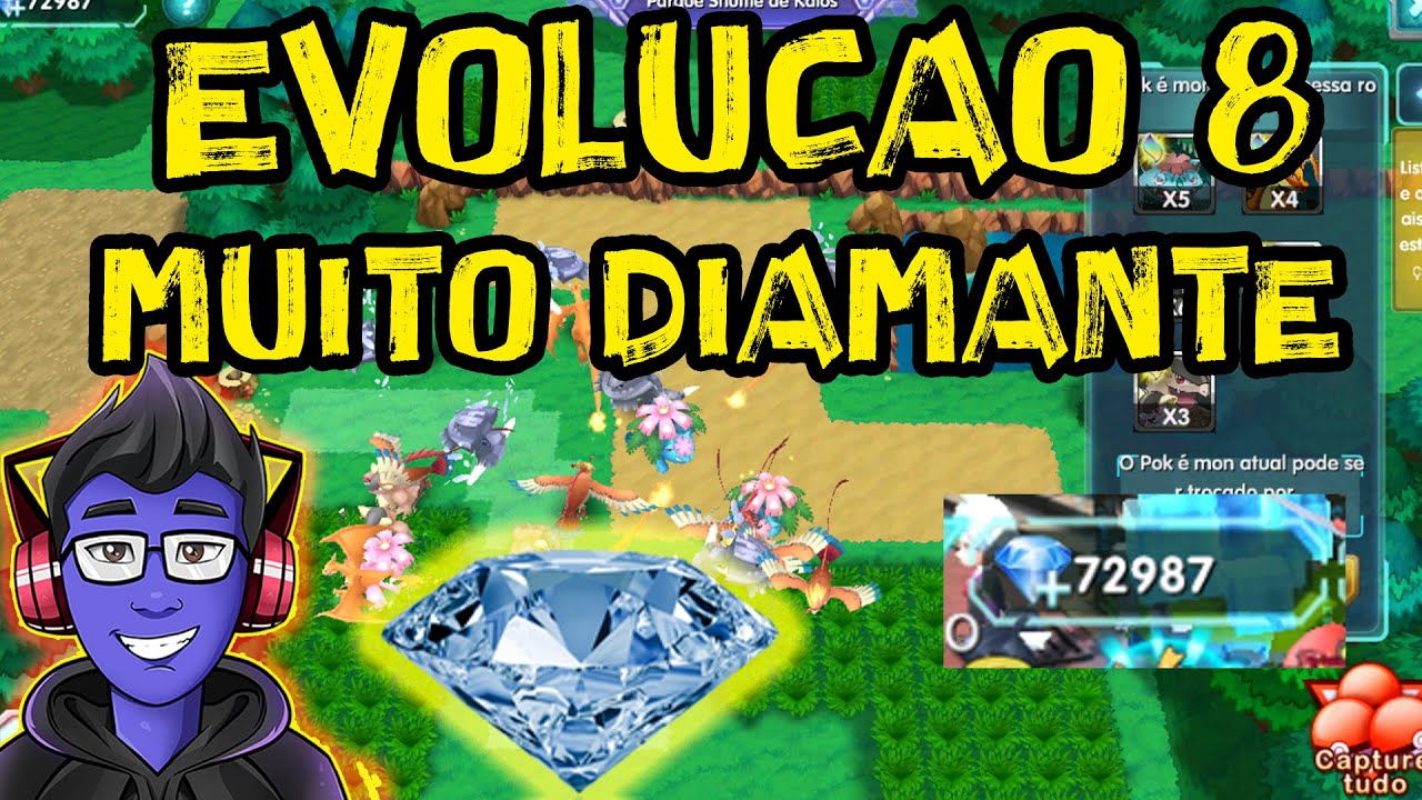EVOLUCÃO 8 - MUITOS DIAMANTES E MUITO PODER - Pocket Contest/Pokeland Legends