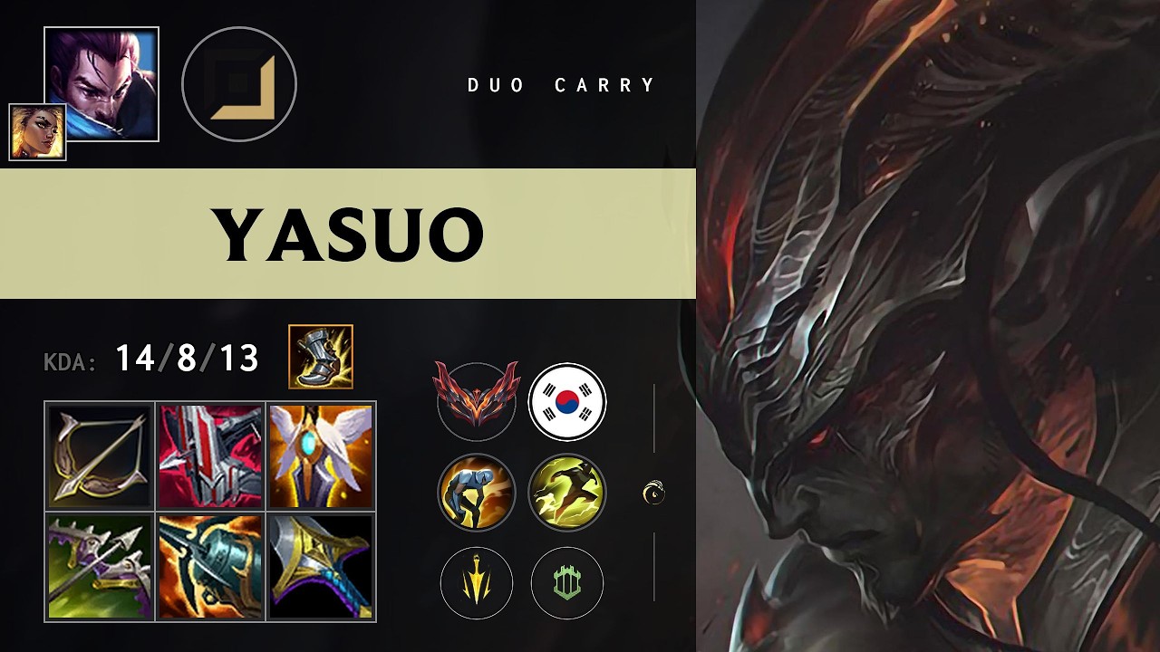 Yasuo ADC vs Syndra (LOUD Bull) - KR Grandmaster Patch 26.15
