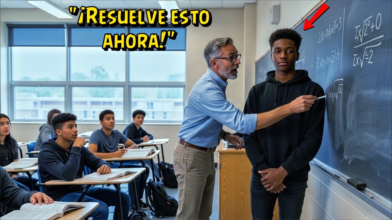 Profesor busca humillar a estudiante negro con una ecuac. imposible — lo que luego lo sorprende todo