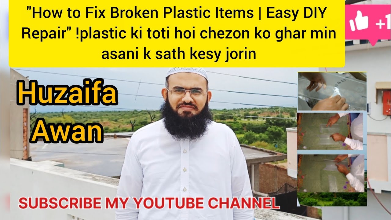 "How to Fix Broken Plastic Items | Easy DIY Repair" !plastic ki toti hoi chezon ko kesy jorin