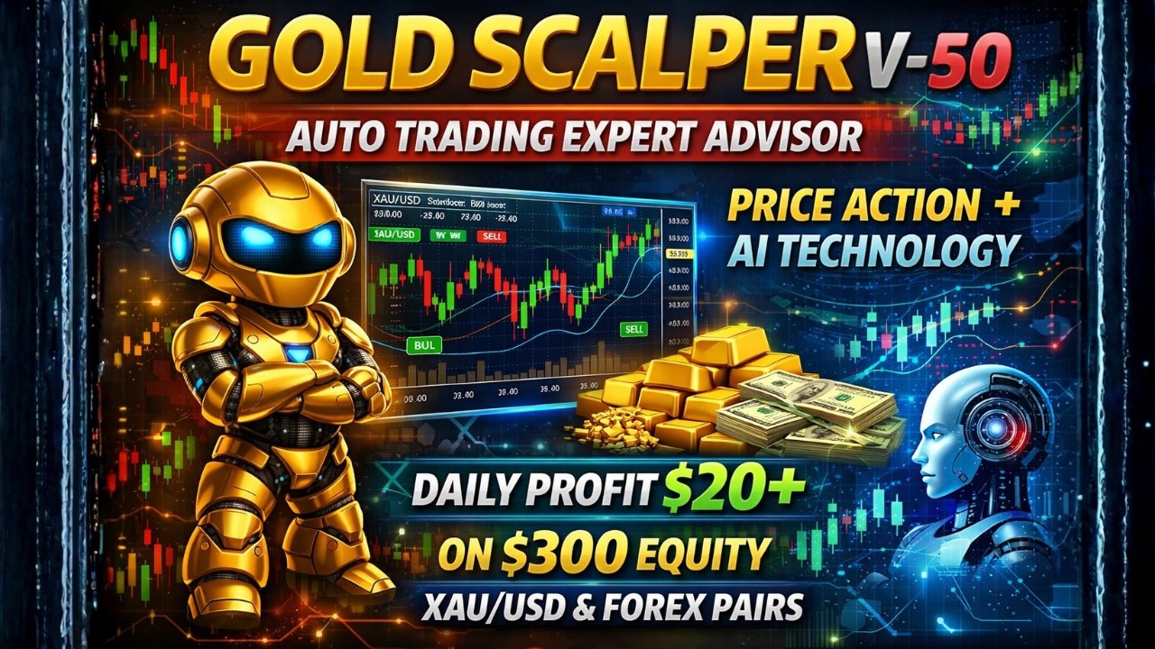 Forex Auto Trading Bot Gold Scalper V-50 || Forex Best Robot || 3 Months Back test Results ||