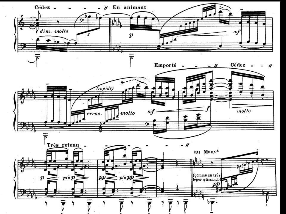 Debussy. Preludios. Libro I. Preludio n&ordm; 2 Voiles