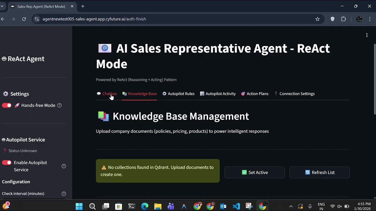 Cyfuture Salesagent verification for Google O Auth