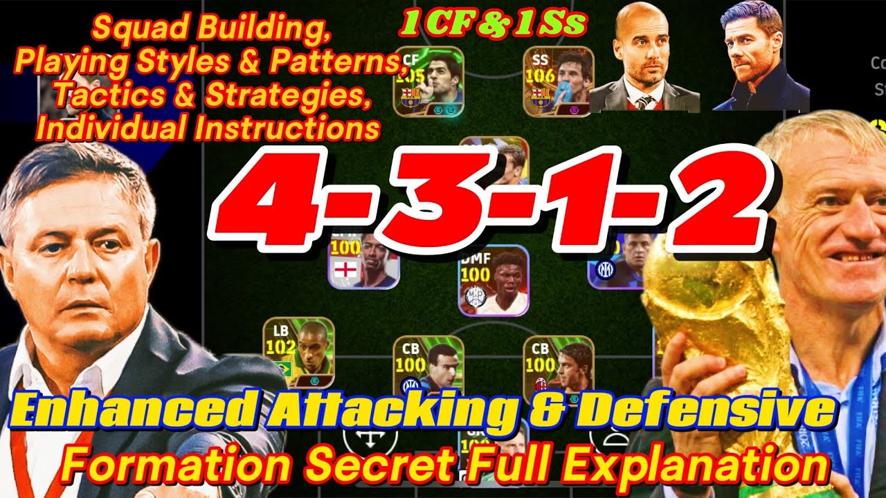 4312 OP🔥 Enhanced Attacking & Defensive Individual Instructions Tactics, Squad Build Up & Strategy🤯🔥