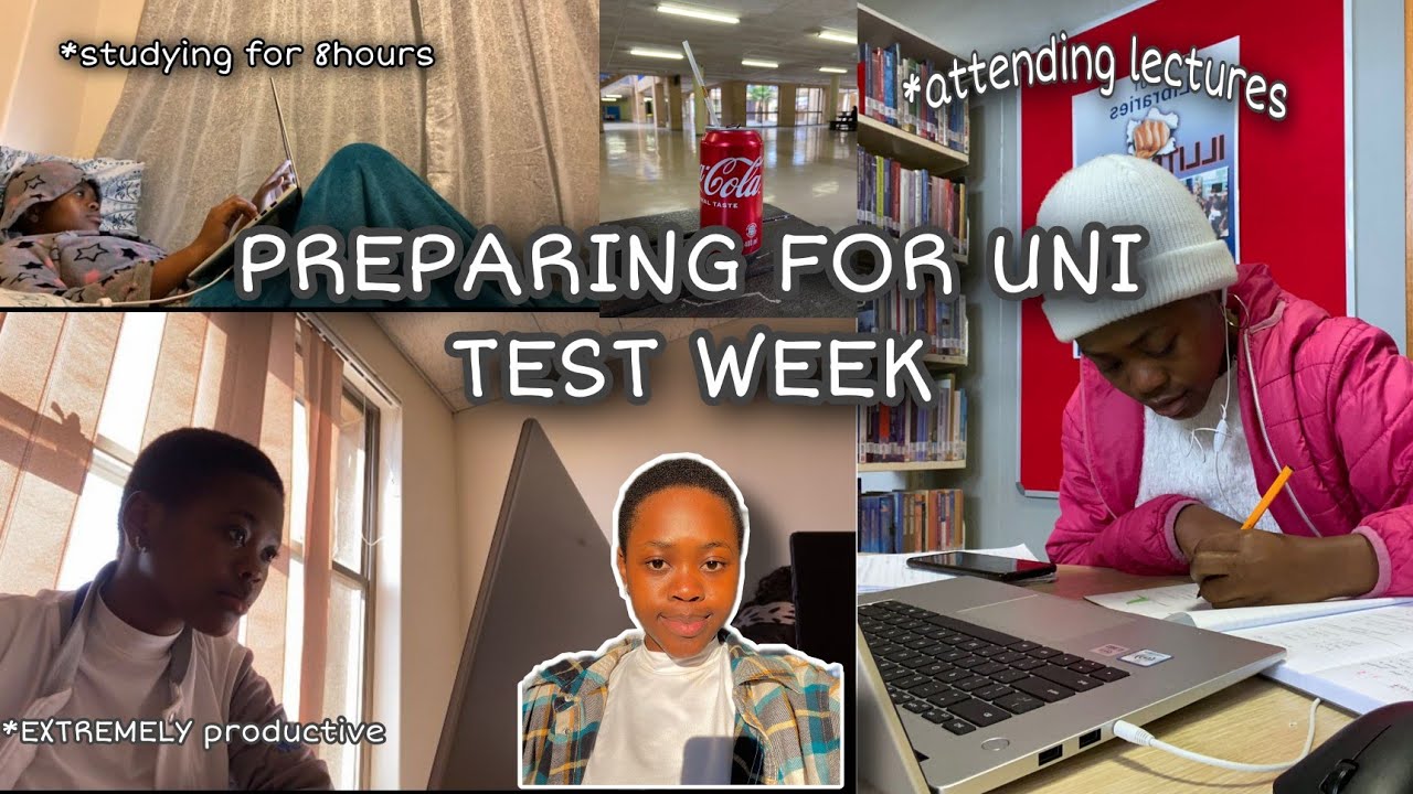 #vlog : UNIVERSITY TEST WEEK IN CPUT(prepare with me & study with me ) part 1