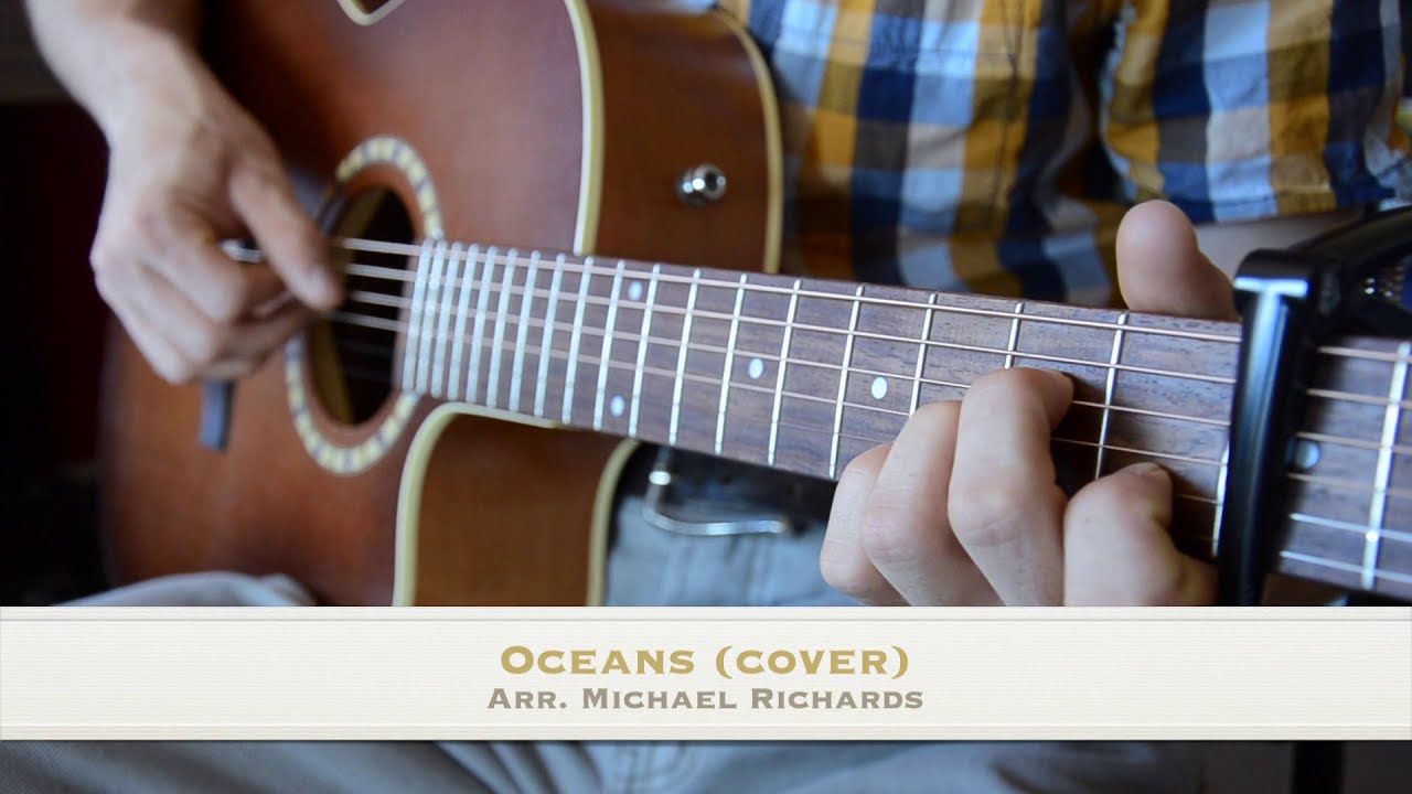 Oceans (cover) | TABS | Fingerstyle Guitar to Praise God