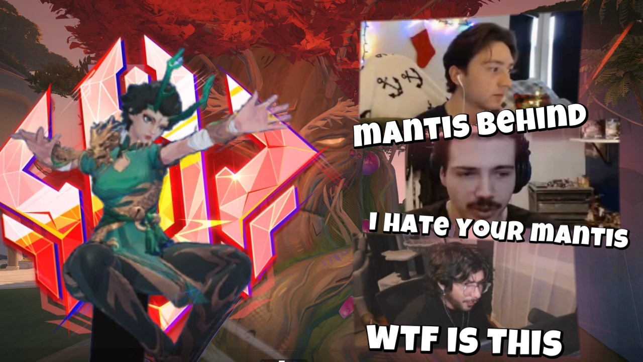streamers react to flanking mantis 8.0 THE RANK1 MANTIS