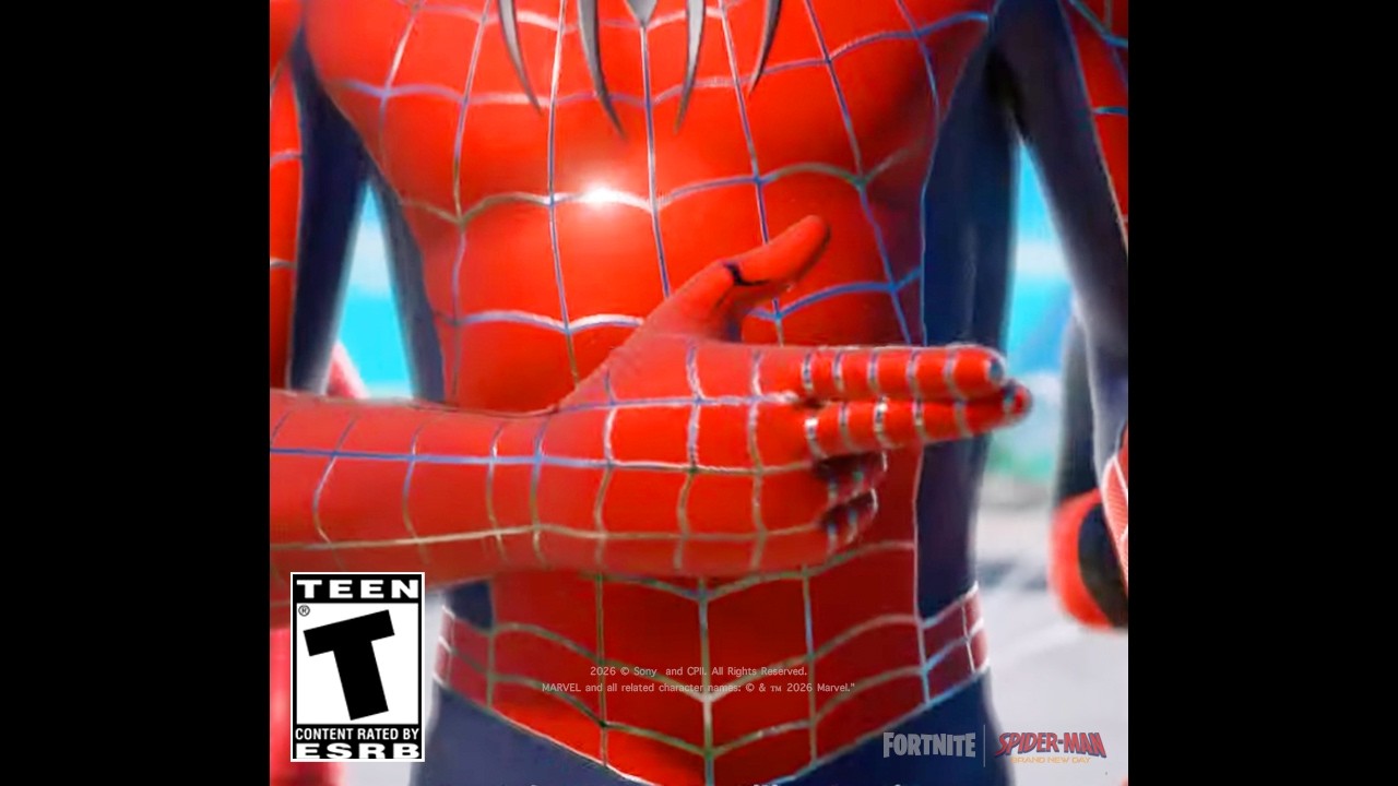 FORTNITE X SPIDER-MAN BRAND NEW DAY OFFICIAL TRAILER SKINS REVEAL!!!