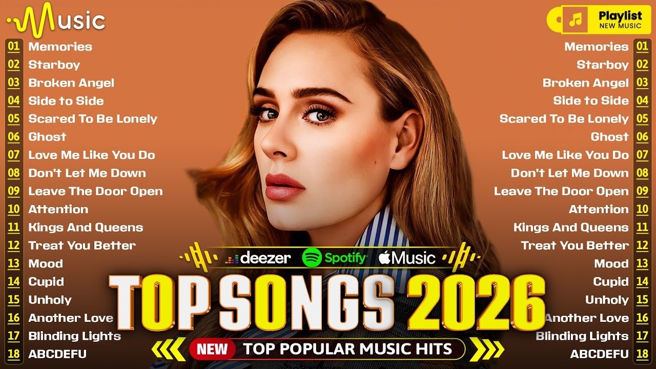 Dua Lipa, The Weeknd, Ed Sheeran, Bruno Mars, Adele, Selena Gomez, Maroon 5 💥 Billboard Hot 100