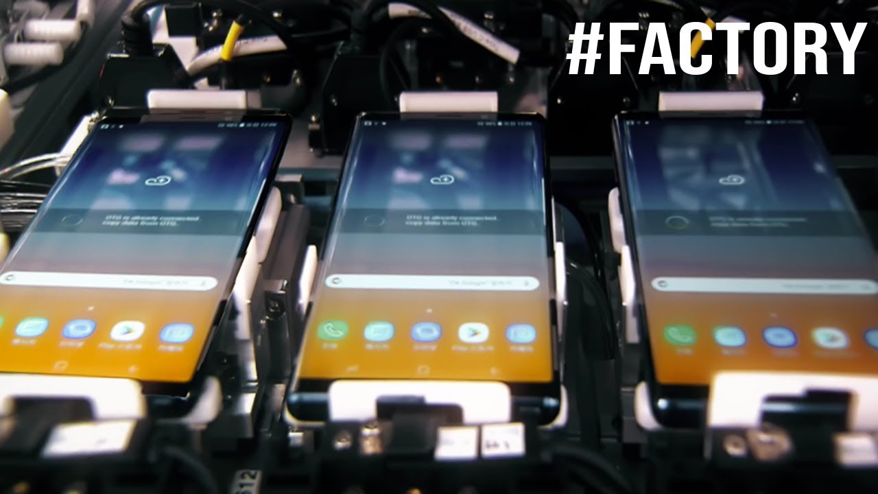 Фабрика смартфонов | Samsung, Xiaomi, Huawei Factory Tour ➤#1