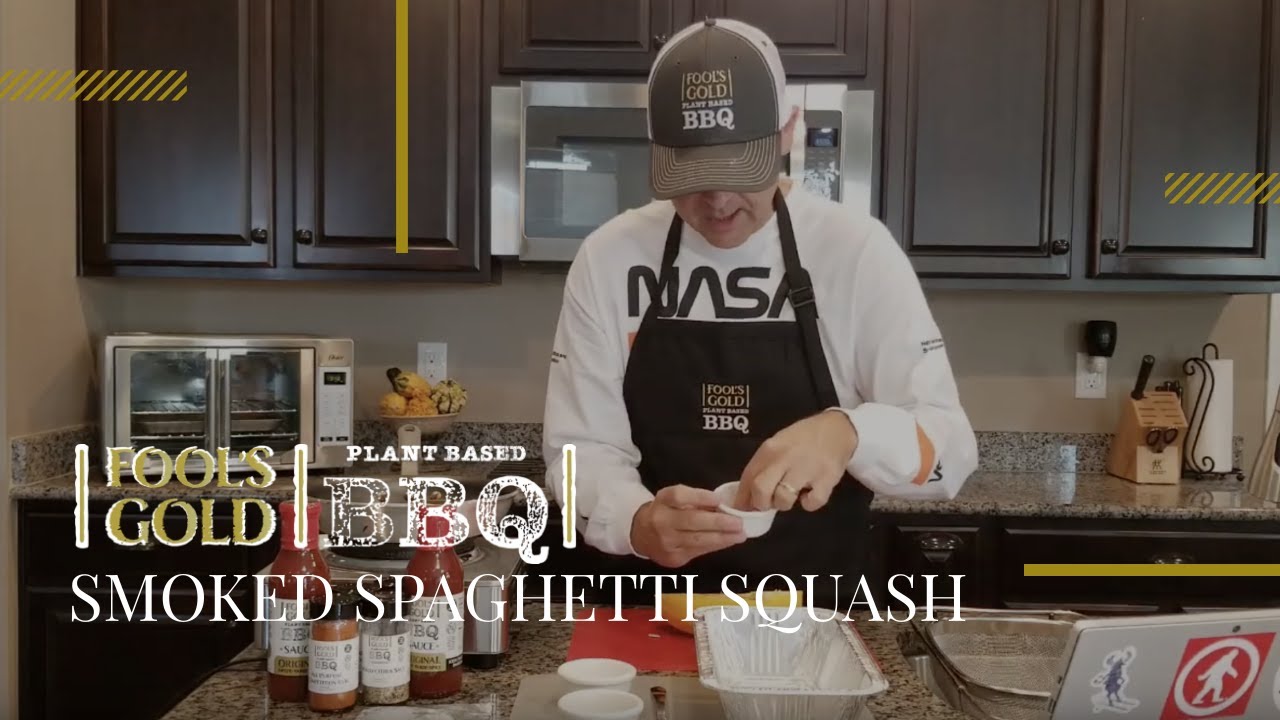 Smoked Spaghetti Squash | Fool's Gold Plant-Based BBQ |