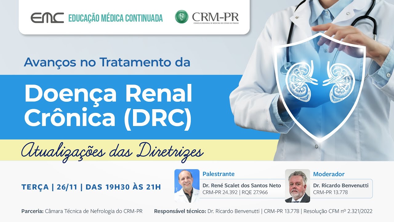 2024/11/26 EMC: Avan&ccedil;os no Tratamento da Doen&ccedil;a Renal Cr&ocirc;nica (DRC) &ndash; Atualiza&ccedil;&otilde;es das Diretrizes