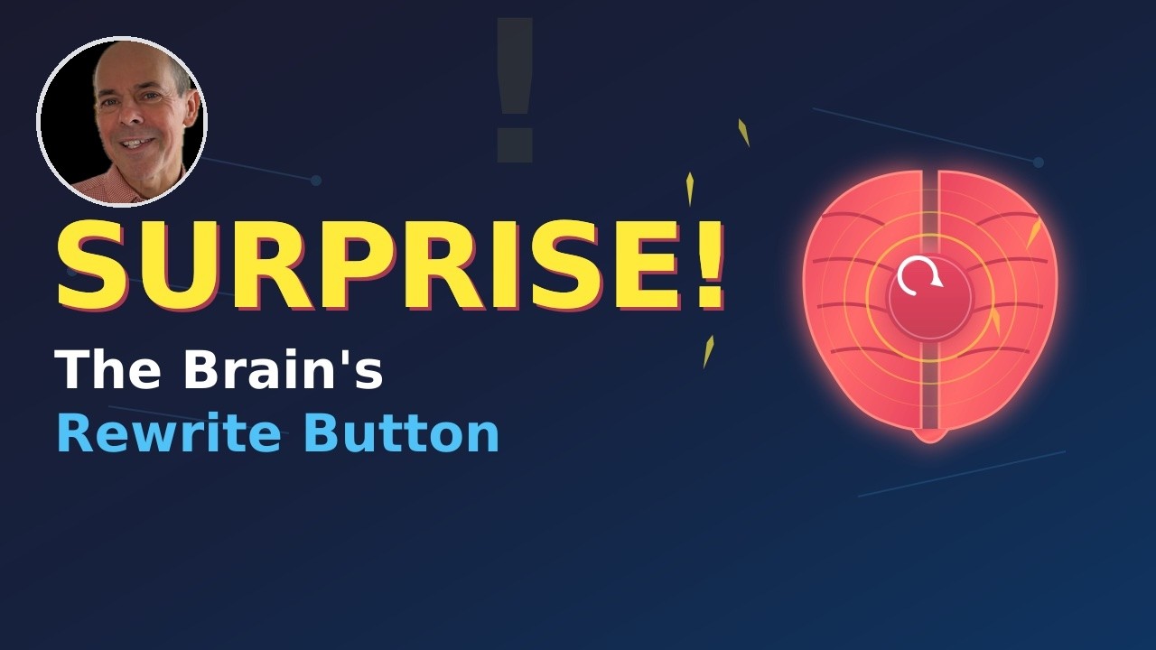 Surprise! The brain's rewrite button