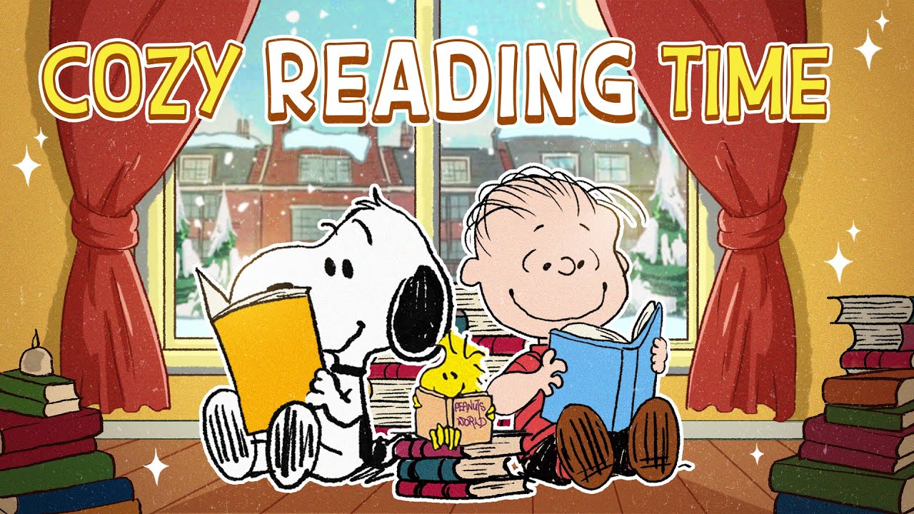 Cozy Reading Time with Snoopy 📚❄ | Jazz Playlist for a Relaxing Morning