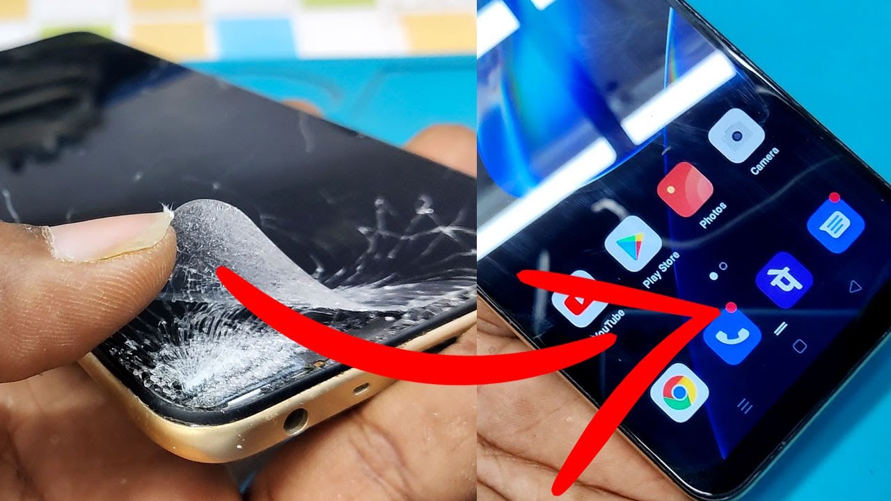 Oppo A54 Touch Display Combo Replacement with Middle Body Frame