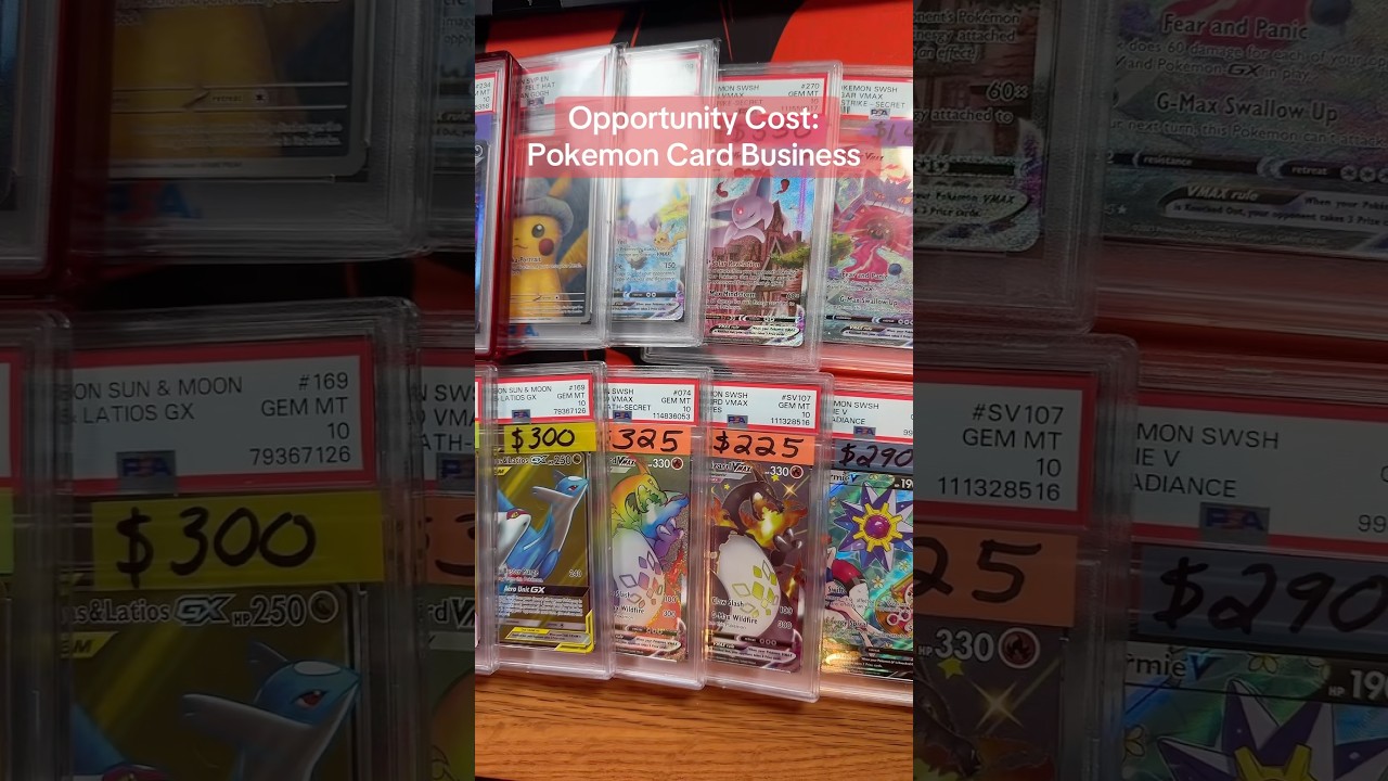 Opportunity Cost: Pokemon Card Business | #pokemon #tcg #pokemonvendor #pokemonchannel