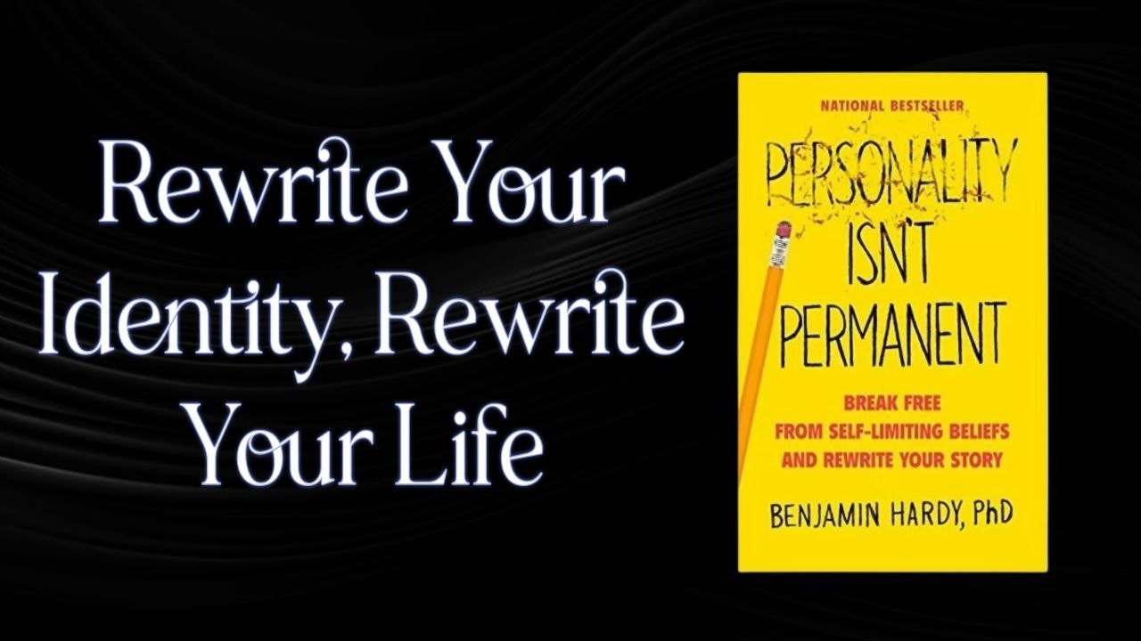 Personality Isnot permanent by Benjamin Hardy/Rewrite Your Identity, Rewrite Your Life
