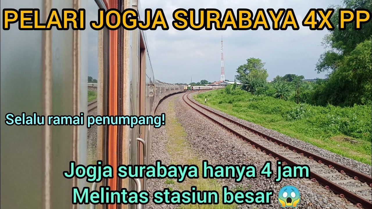 PELARI BOLAK-BALIK SEHARI 8X JOGJA SURABAYA ❗KA Sancaka | Yogyakarta Surabaya #Tripnataru / Eps 3
